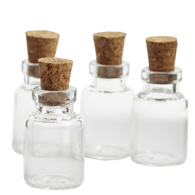 Dollhouse Miniature Glass Jars with Stoppers - Little Shop of Miniatures