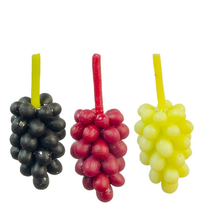 3 Bunches of Dollhouse Miniature Grapes - Little Shop of Miniatures