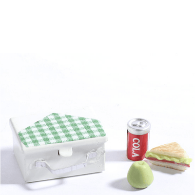 Dollhouse Miniature Lunch Box & Food Set - Little Shop of Miniatures