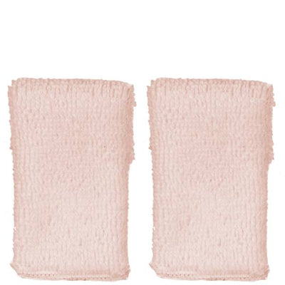 2 Dollhouse Miniature Pink Towels - Little Shop of Miniatures
