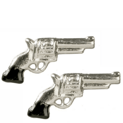 Dollhouse Miniature Pistol Guns - Little Shop of Miniatures