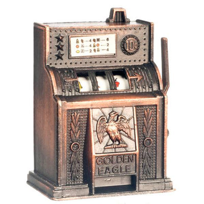 Dollhouse Miniature Slot Machine - Little Shop of Miniatures