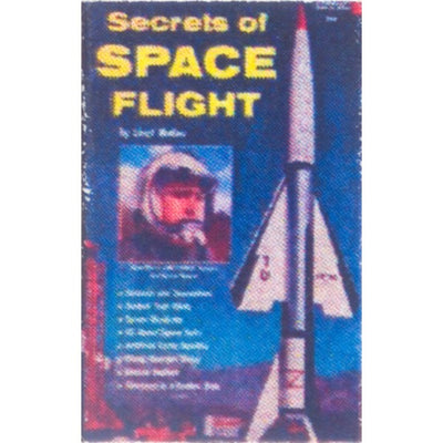 Dollhouse Miniature Secrets of Space Flight Book - Little Shop of Miniatures