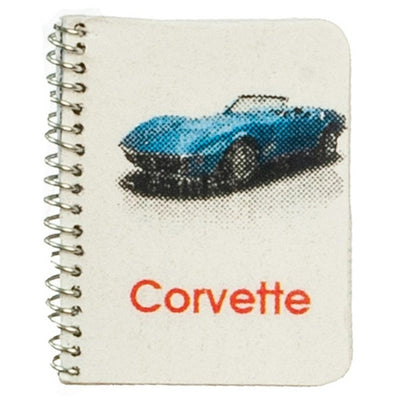 Dollhouse Miniature Corvette Spiral Notebook - Little Shop of Miniatures