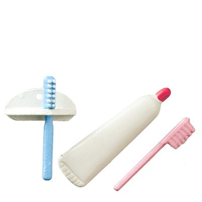 Dollhouse Miniature Toothbrush Set - Little Shop of Miniatures