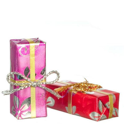 Wrapped Dollhouse Miniature Gift Boxes - Little Shop of Miniatures