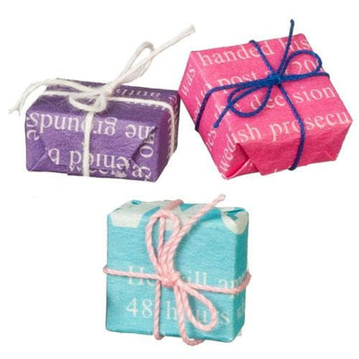 Dollhouse Miniature Wrapped Gifts - Little Shop of Miniatures