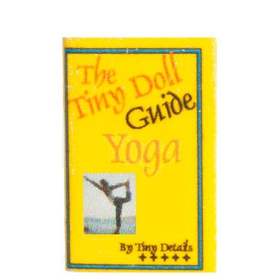 Dollhouse Miniature Tiny Doll Guide to Yoga Book - Little Shop of Miniatures