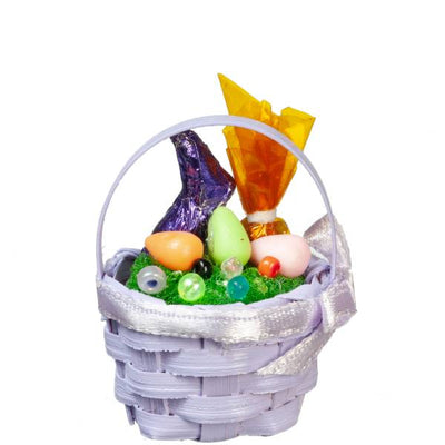 Dollhouse Miniature Easter Basket - Little Shop of Miniatures