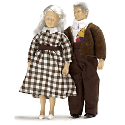 Harrison Grandparent Dollhouse Dolls - Little Shop of Miniatures