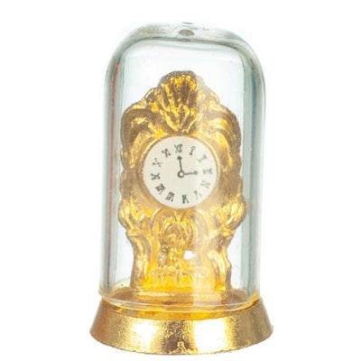 Gold Dollhouse Miniature Anniversary Clock - Little Shop of Miniatures