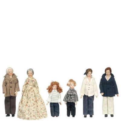 Nixon Dollhouse Doll Family - Little Shop of Miniatures
