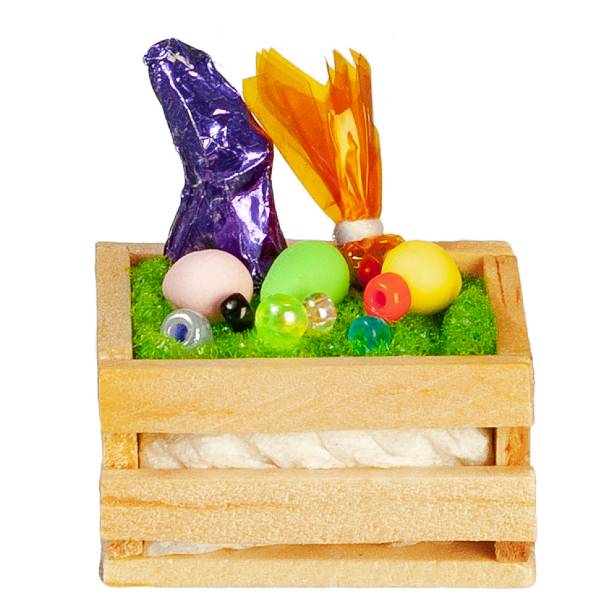 Natural Wood Dollhouse Miniature Easter Crate – Little Shop of Miniatures