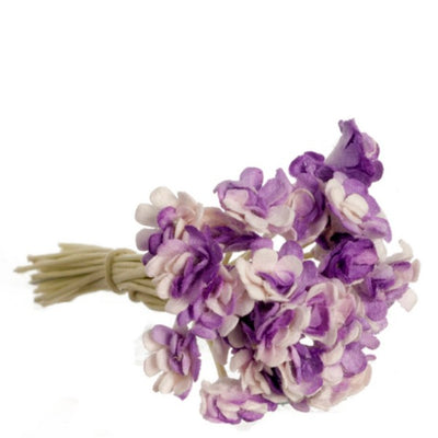 Dollhouse Miniature Purple Gypso Flowers - Little Shop of Miniatures