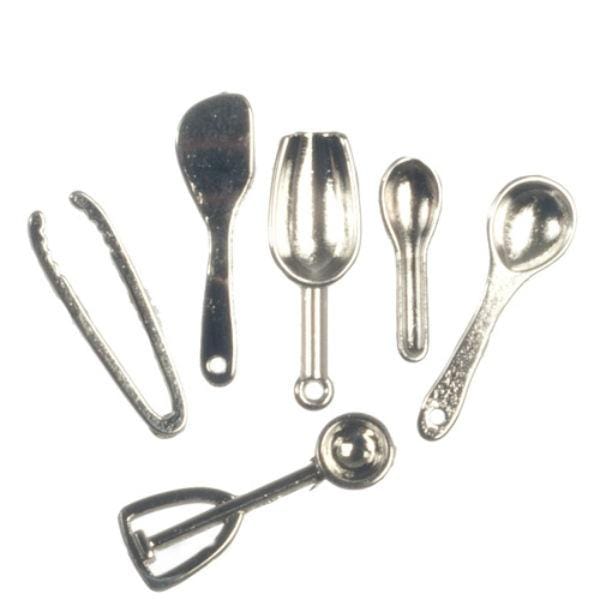 6Piece Dollhouse Miniature Kitchen Utensils Little Shop of Miniatures