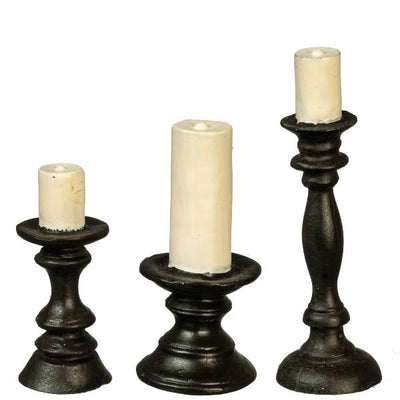 Dollhouse Miniature Candles & Candle Holders - Little Shop of Miniatures