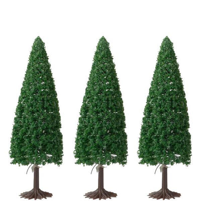 3 Dollhouse Miniature Spruce Trees - Little Shop of Miniatures