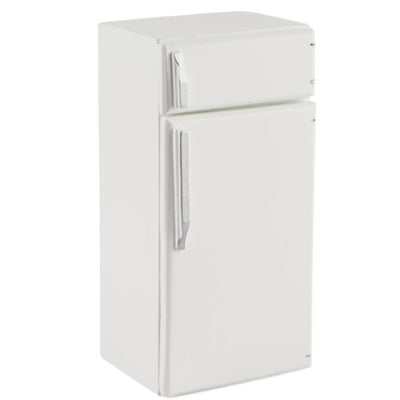 White Dollhouse Miniature Refrigerator & Freezer - Little Shop of Miniatures