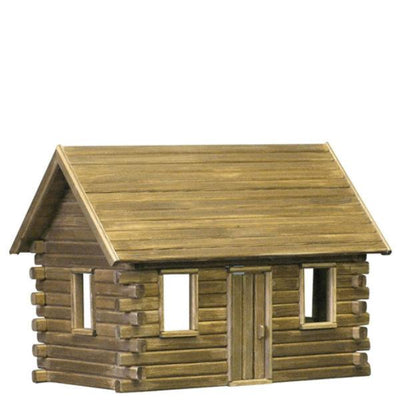 Crockett's Log Cabin Dollhouse Kit - Little Shop of Miniatures