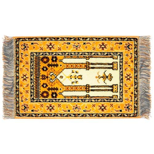 Large Yellow Dollhouse Miniature Oriental Rug Little Shop of Miniatures